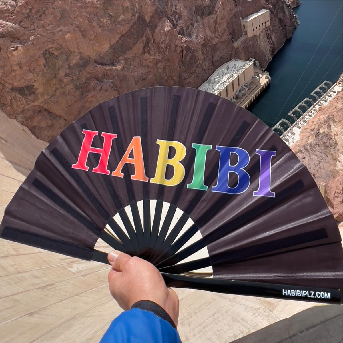 The Habibi Pride Fan — English, styled product view