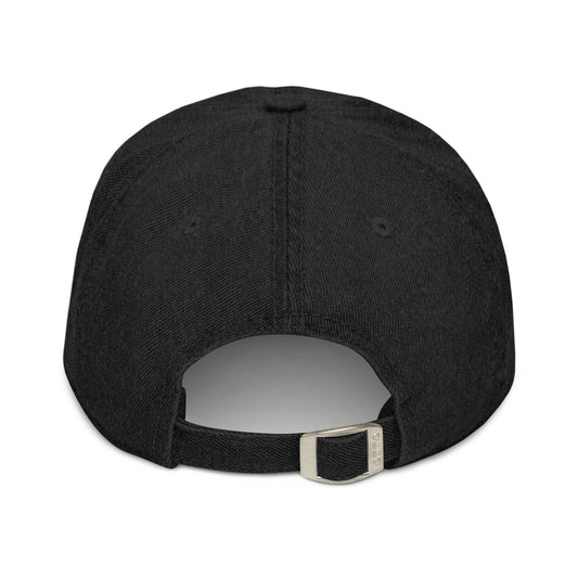 Habibi / حبيبي Denim Cap — Black, back