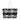 Black-and-white Habibi calligraphy tote with cream rope handles, back view
