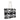 Black-and-white Habibi calligraphy tote with cream rope handles, right angled view