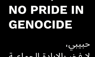 Habibi, No Pride in Genocide