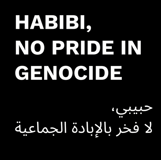 Habibi, No Pride in Genocide
