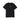 No / لا tee back view in black