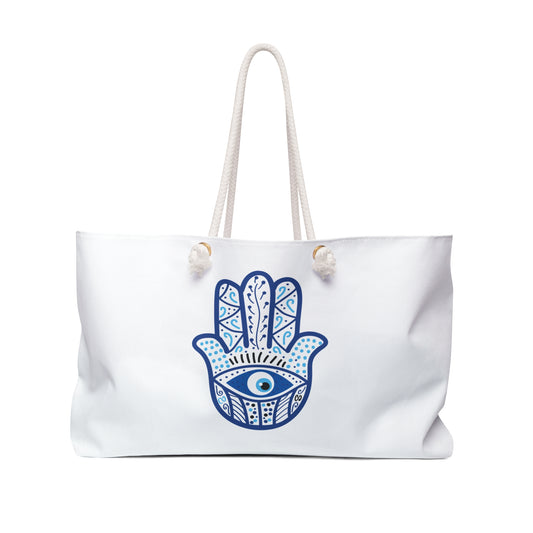 Hamsa oversized tote front view