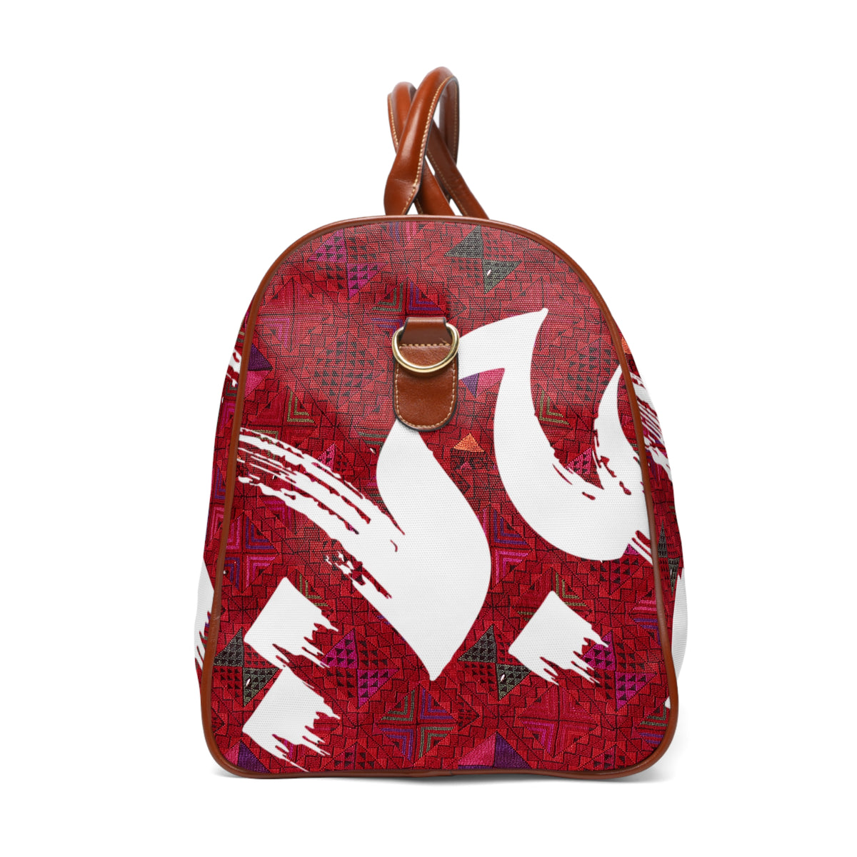 Gone Wild Travel Bag — Red, side detail view