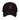 The Kursi Dad Hat — Black with red chair embroidery