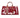 Asala / أصالة Travel Bag — Red, side panel view