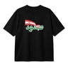 Sumud / صمود Lebanon tee in black, front view