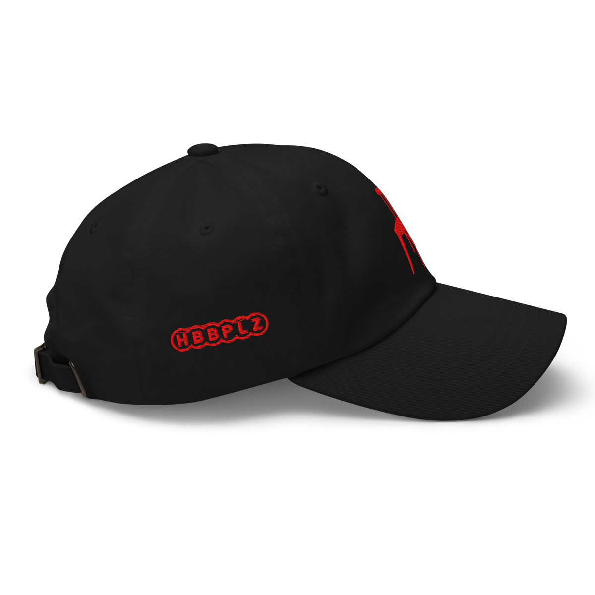 Kursi Embroidered Dad Cap, black right-side