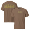 Mawada / مودة — Tee — brown, front and back view