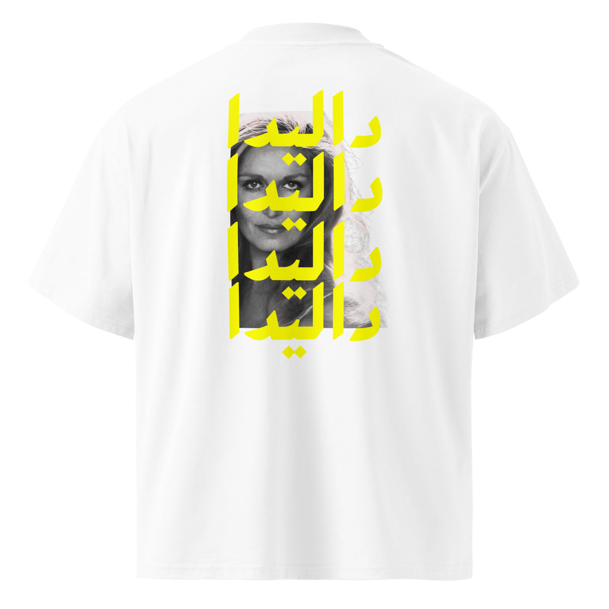 Dalida — Helwa Ya Baladi Tee — White, back