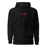 Hob / حُب Hoodie — black, front view