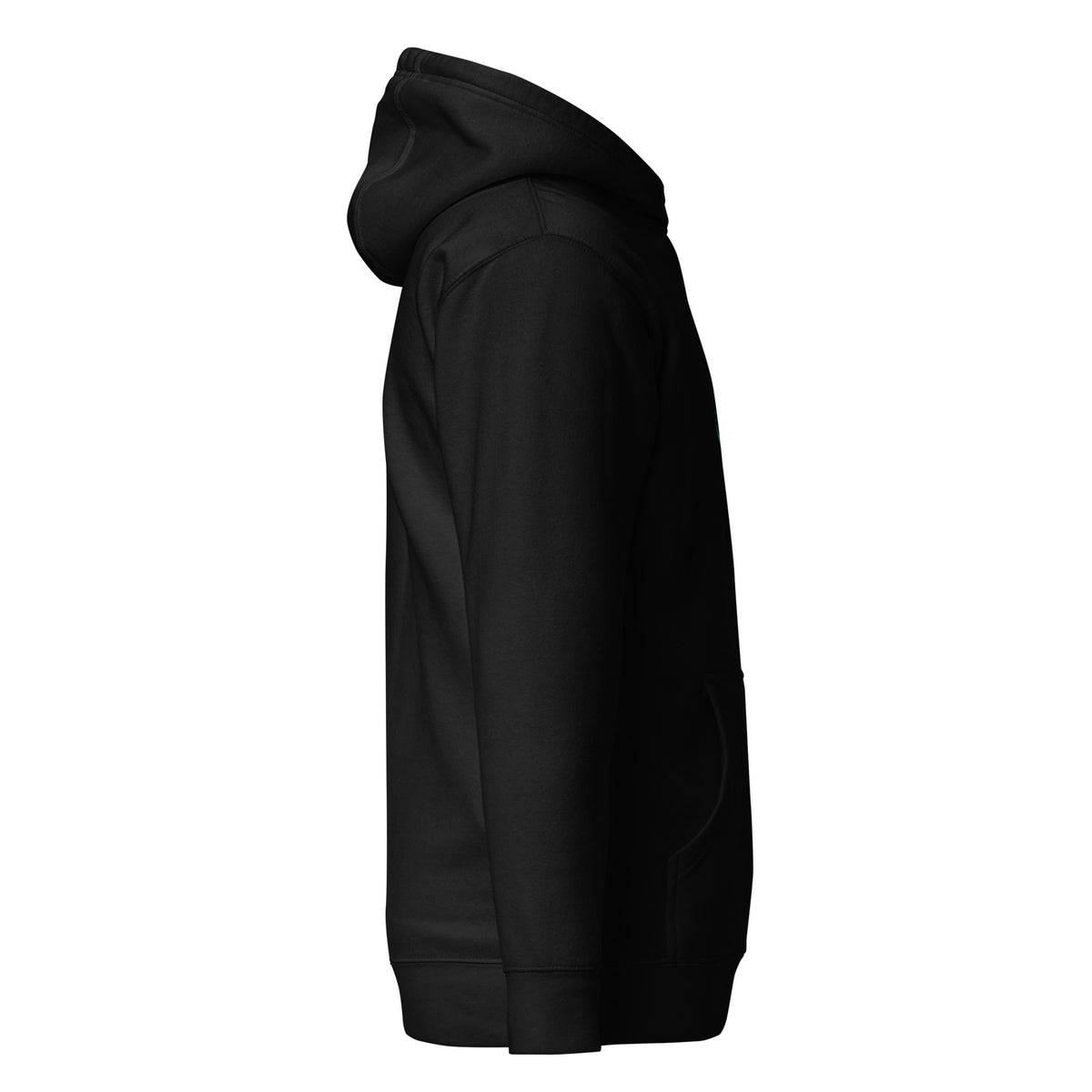 Black Iraq / العراق unisex hoodie, side view — Habibi Please