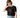 Habibi Fitted Crop Top, black left-front